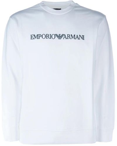 Emporio Armani Stylische sweatshirts für männer - Blau