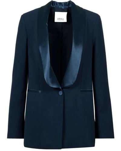 Erika Cavallini Semi Couture Jackets > blazers - Bleu