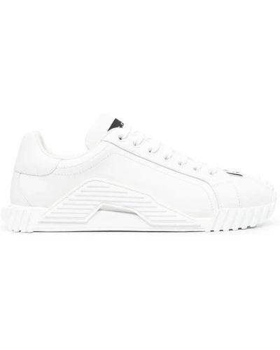Dolce & Gabbana Calfskin Sneaker - White