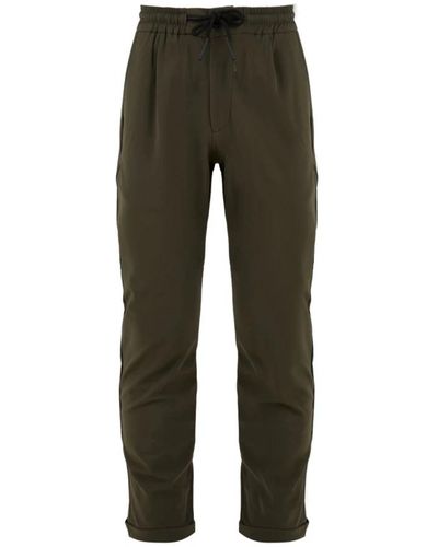 Suns Trousers > slim-fit trousers - Vert
