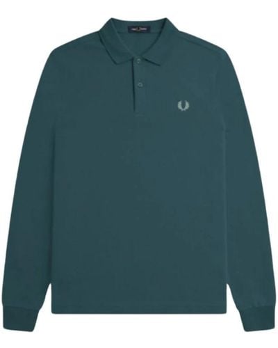 Fred Perry Polo Shirts - Green