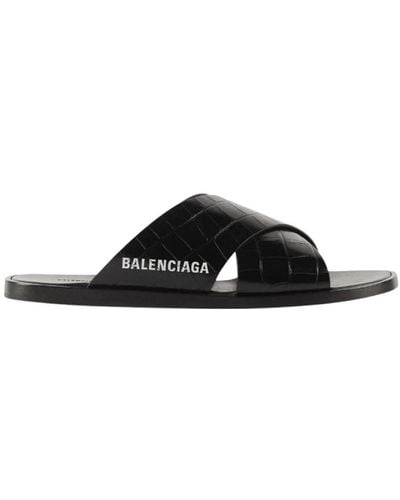 Balenciaga Sliders - Black