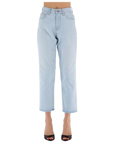 Don The Fuller Jeans > cropped jeans - Bleu