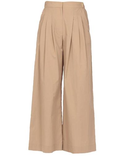 Ottod'Ame Wide trousers - Natur
