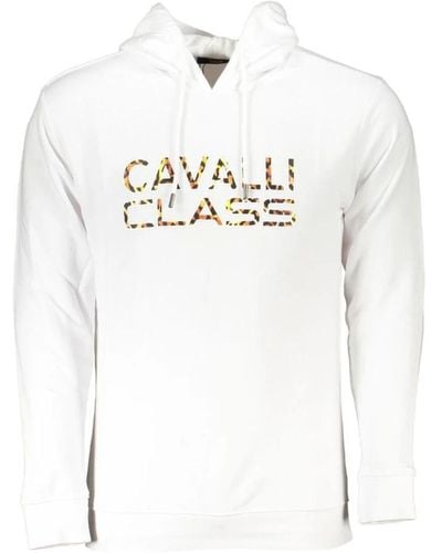 Class Roberto Cavalli Hoodies - White