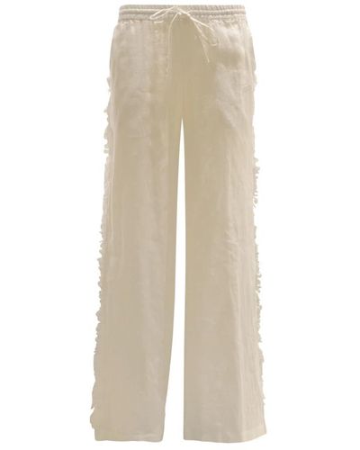 P.A.R.O.S.H. Wide Trousers - Natural