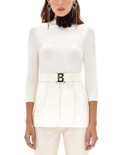 Blugirl Blumarine Sleeveless Knitwear - White