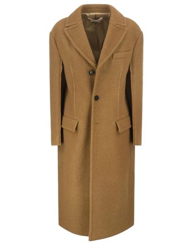 Marni Coats > single-breasted coats - Marron