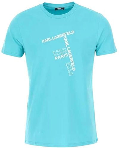 Karl Lagerfeld T-Shirts - Blue