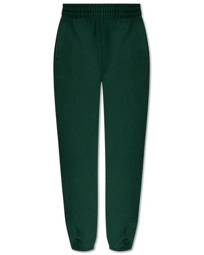 Burberry Pantaloni della tuta con logo - Verde