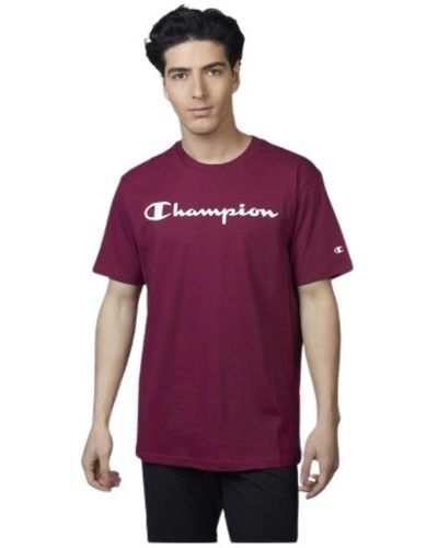Champion Leichtes baumwoll t-shirt - Lila