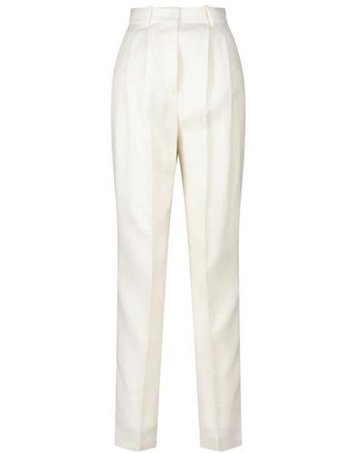 BOSS Tapered Trousers - White