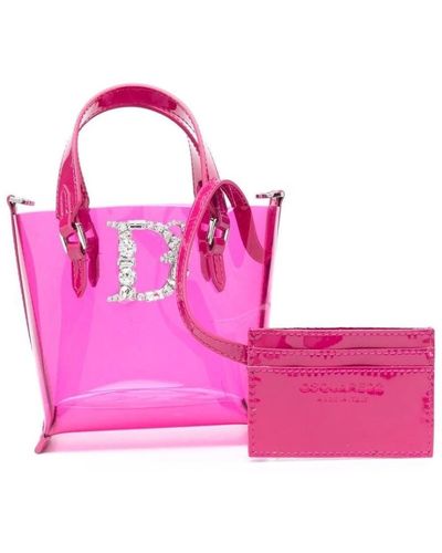 DSquared² Tote Bags - Pink