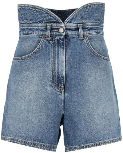 Philosophy Di Lorenzo Serafini Shorts - Bleu