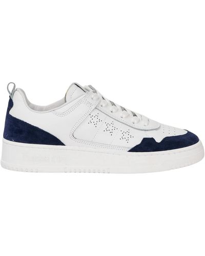 Pantofola D Oro Klassische weiße sneakers evergreen modell - Blau