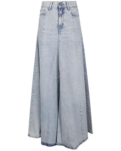 Haikure Maxi Skirts - Grey
