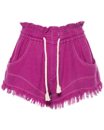 Isabel Marant Isabel marant étoile - shorts > short shorts - Violet