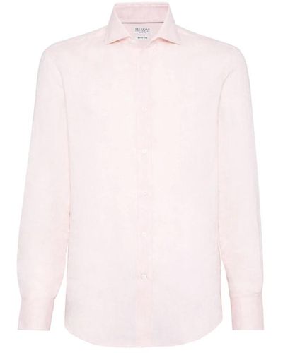 Brunello Cucinelli Rosa hemden kollektion - Pink
