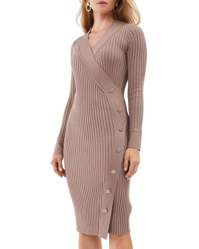 Guess Dresses > day dresses > knitted dresses - Marron