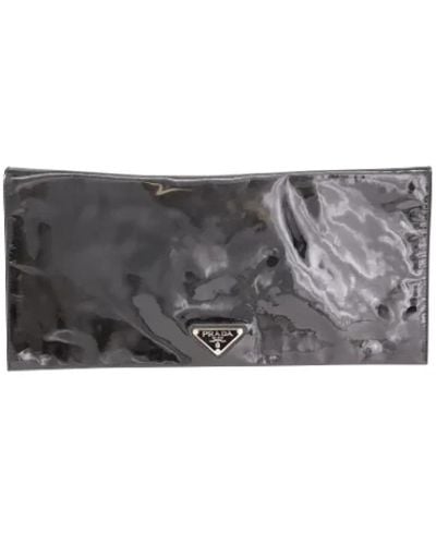 Prada Pre-owned > pre-owned bags > pre-owned clutches - Gris