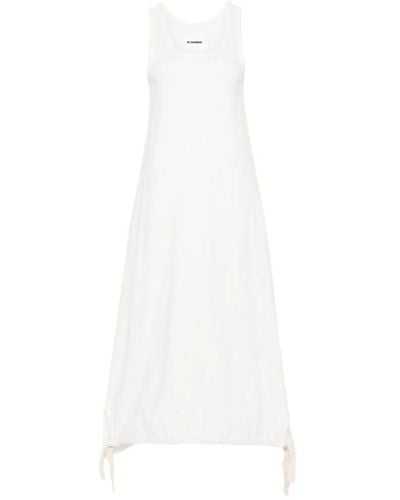 Jil Sander Midi Dresses - White