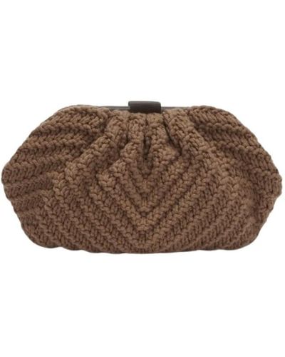 Fabiana Filippi Clutches - Brown