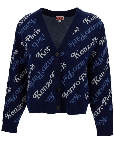 KENZO Verdy cardigan sweaters - Azul