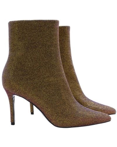 Versace Heeled Boots - Brown