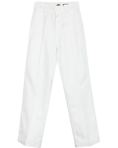 Dickies Straight trousers - Blanco