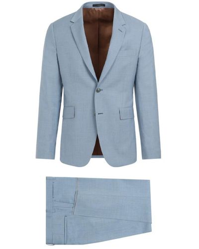 PS by Paul Smith Single Breasted Suits - Blue