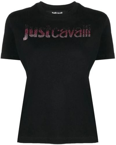 Just Cavalli T-shirt e polo nere da donna - Nero