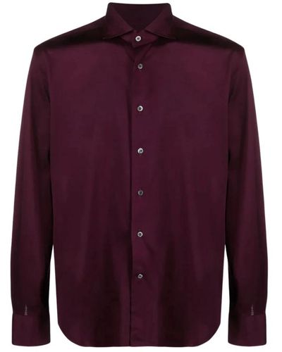 Corneliani Casual Shirts - Purple
