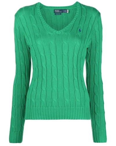 Ralph Lauren Knitwear > v-neck knitwear - Vert