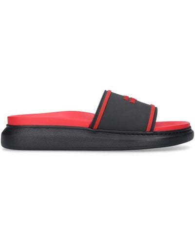 Alexander McQueen Sandals Hybride Oversized Calfskin - Red