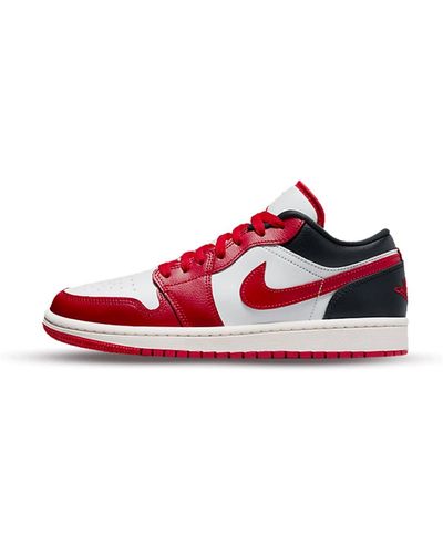 Nike Air Jordan 1 Low Schoenen - Rood