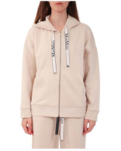 Max Mara Sweatshirts & hoodies > zip-throughs - Neutre