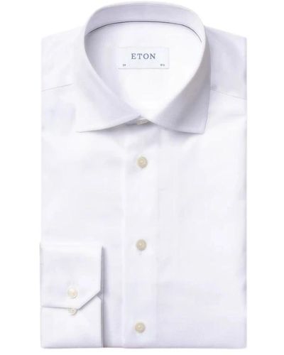 Eton Shirts > formal shirts - Blanc