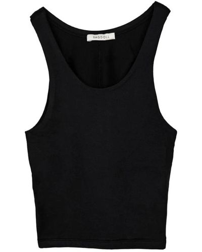 Ragdoll Sleeveless tops - Nero