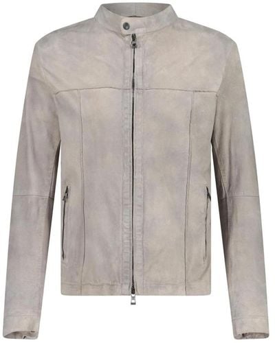 Gimo's Leather Jackets - Grey