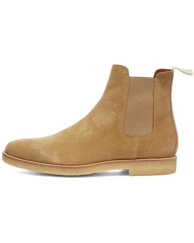 Common Projects Suede tan chelsea boot - Natur