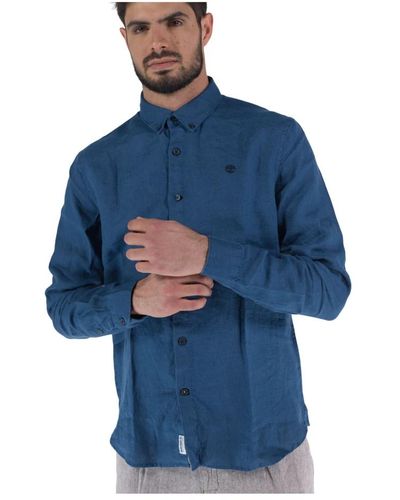 Timberland Camicia in lino - Blu
