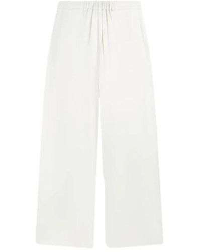 Alix The Label Trousers > straight trousers - Blanc