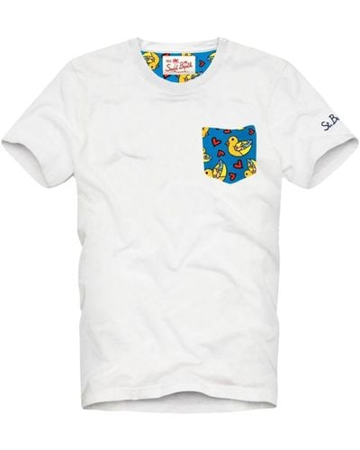 Mc2 Saint Barth Tops > t-shirts - Blanc