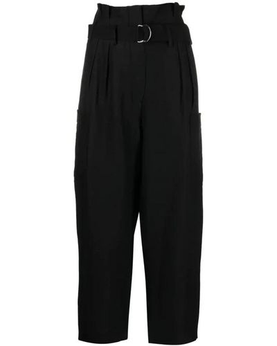 IRO Cropped Trousers - Black