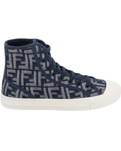 Fendi Canvas FF Sneakers - Blau