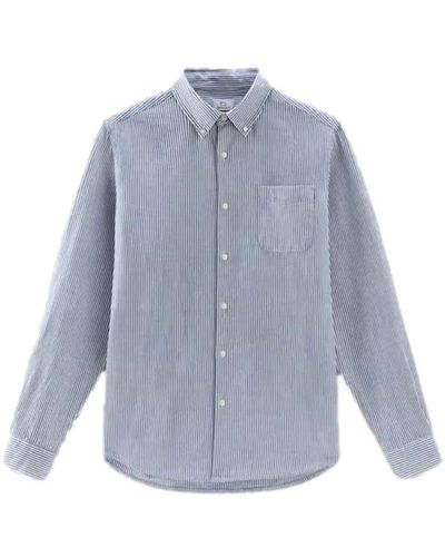 Woolrich Casual Shirts - Blue