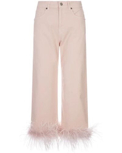 P.A.R.O.S.H. Cropped Trousers - Pink