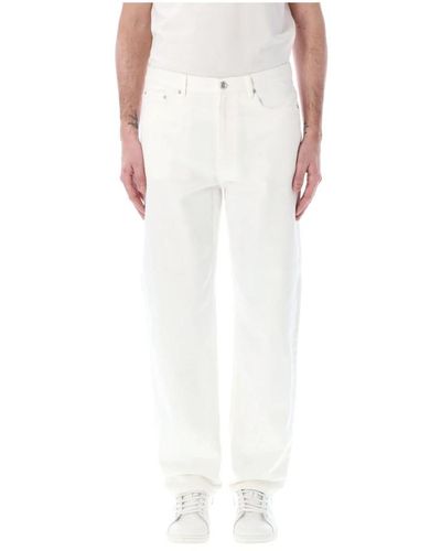 A.P.C. Loose-Fit Jeans - White