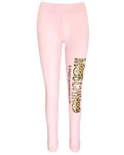 Moschino Pantalones de chándal cómodos y elegantes - Rosa