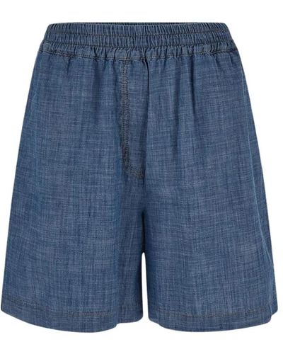 Semicouture Short shorts - Azul
